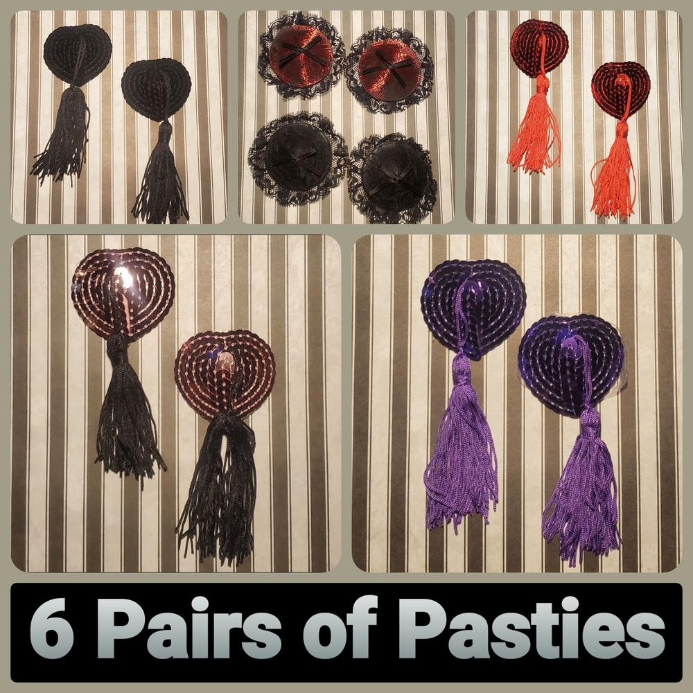 ❌💋Set of 6 Pasties/Nipple Covers❌💋